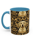 Royal Pawsitivity Labs Accent Coffee Mug