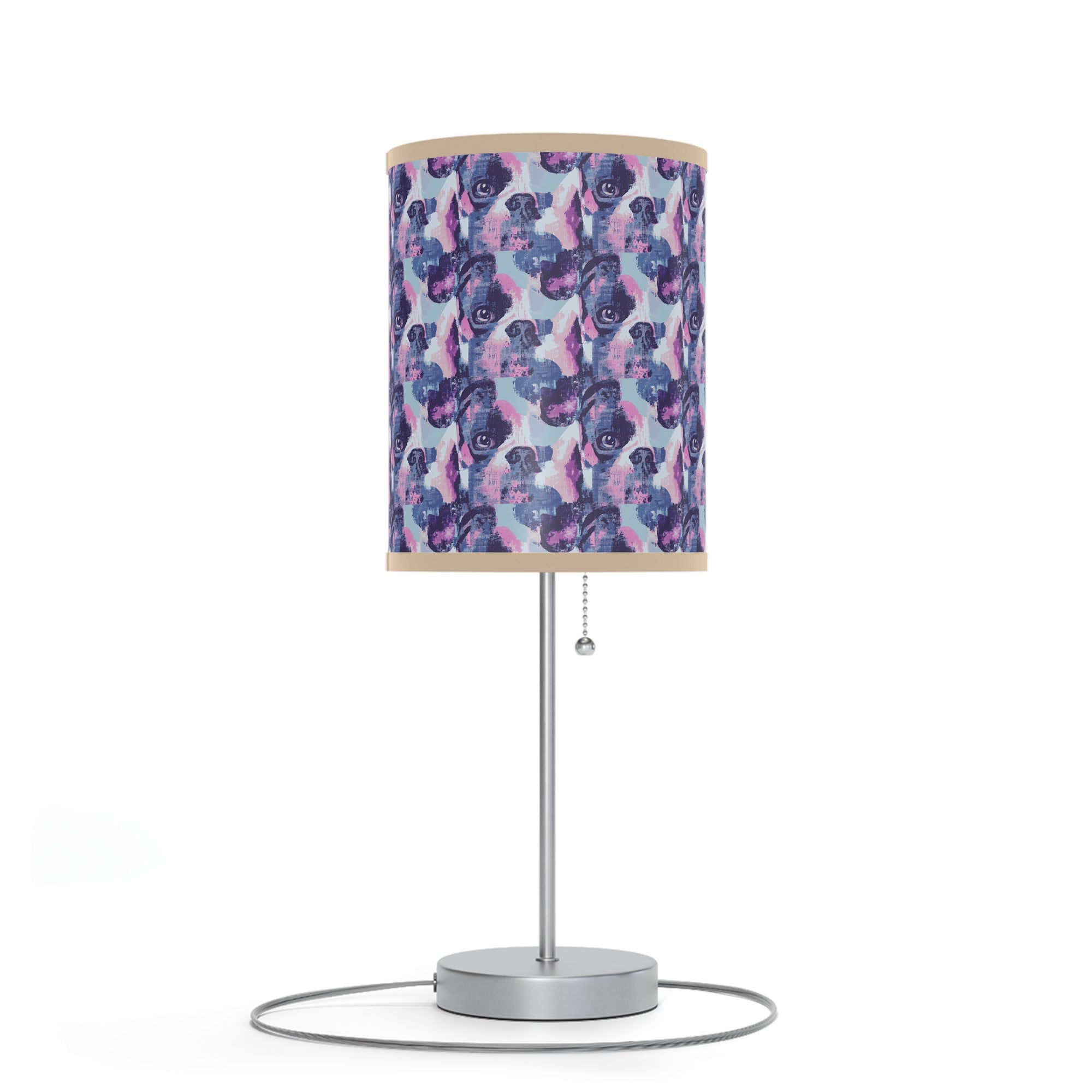 Funky Geometric Boxerista Lamp on a Stand