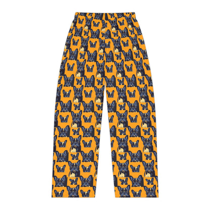 Frenchie Pawsitively Pawsome Peek-a-Boo Perfection Women's Pajama Pants