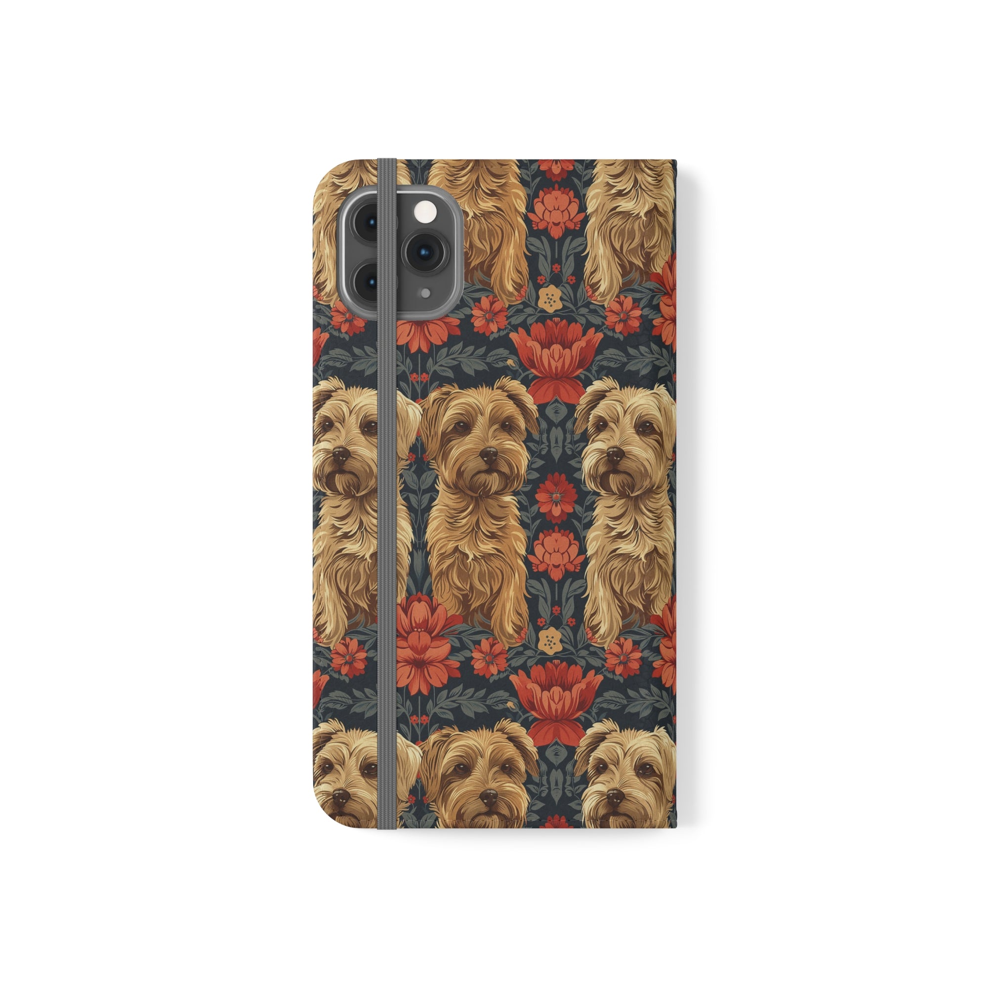 Yorkie Charm Twins Flip Cases