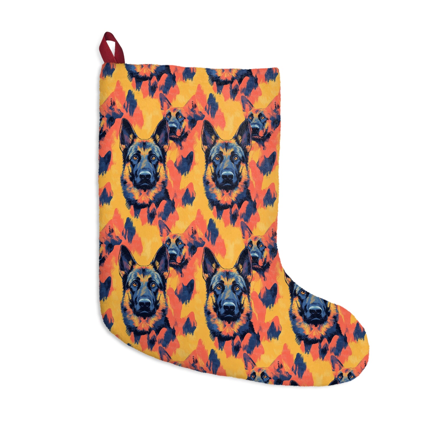 Impressionistic German Shepherds Christmas Stockings