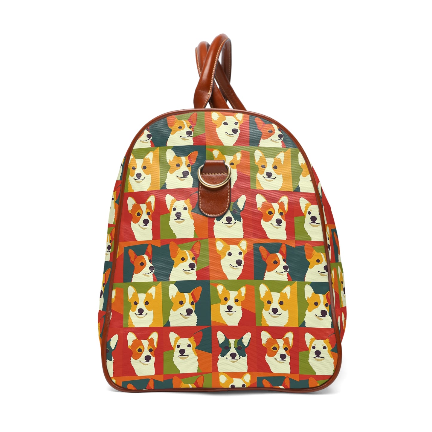 Corgi Chic Popart Pup Waterproof Travel Bag