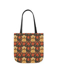 Golden Pawsatronic Tapestry Canvas Tote Bag