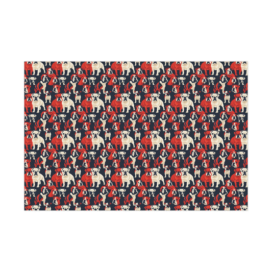 Bulldoggy Bliss Chomper Gift Wrap Papers