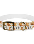 Golden Glamour Paws - Luxe Licks for Regal Retrievers Dog Collar