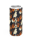 Beagle Glimmer Gaze Glamour Slim Can Cooler