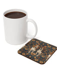 Beagle Buddies Meadow Magic Cork Back Coaster