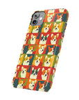 Corgi Chic Popart Pup Slim Phone Cases