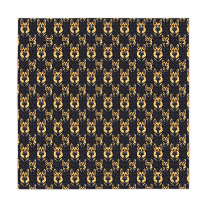 Majestic Hound Couture: German Shepherd LuxeBlend Tablecloth