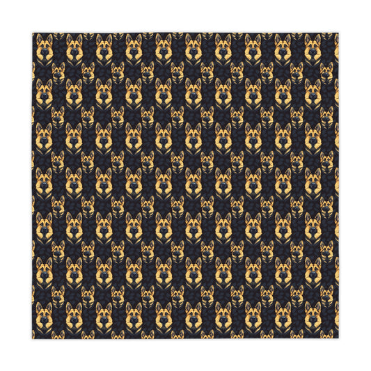 Majestic Hound Couture: German Shepherd LuxeBlend Tablecloth