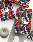 Bulldoggy Bliss Chomper Gift Wrap Papers