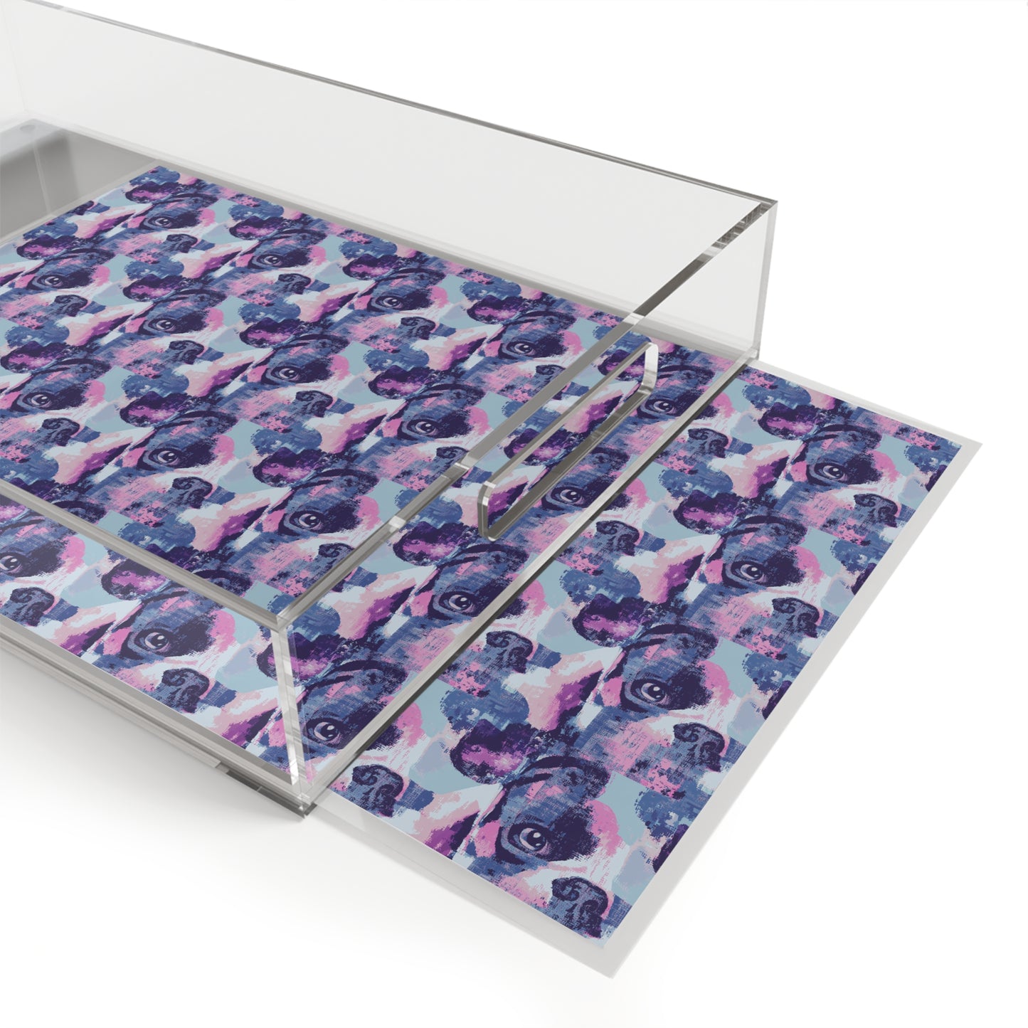 Funky Geometric Boxerista Acrylic Serving Tray