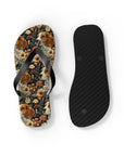 Beagle Blossoms Flip Flops