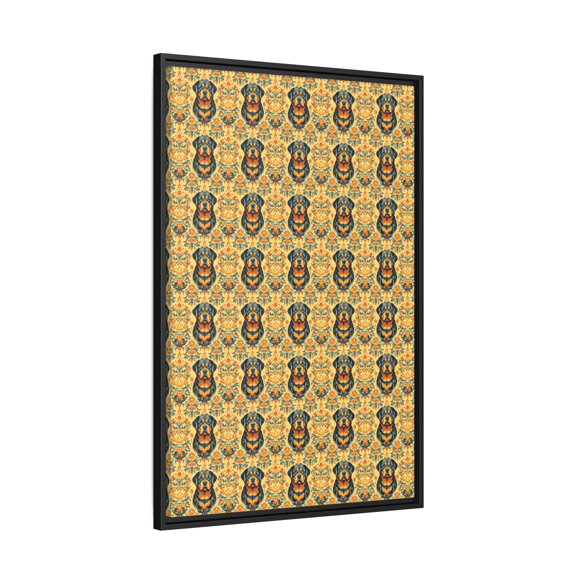 Royal Rottie Regalia Matte Canvas, Framed