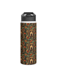 Labrador Lush Pooch Tapestry Stainless Steel Water Bottle