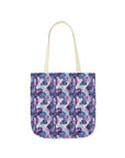 Funky Geometric Boxerista Canvas Tote Bag