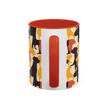 Modern Charm Labrador Chic Accent Coffee Mug