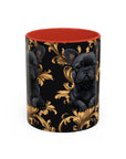 Regal Frenchie Noir Elegance Accent Coffee Mug