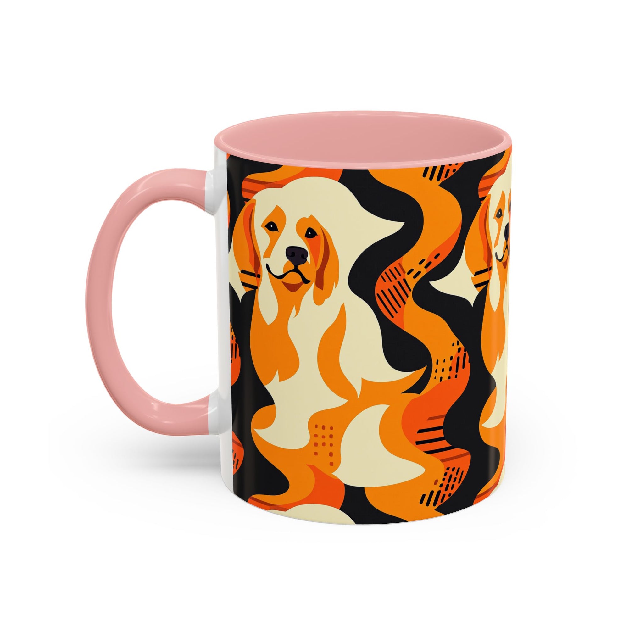 Golden Woof Abstract Glamour Accent Coffee Mug