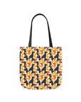 Modern Charm Labrador Chic Canvas Tote Bag