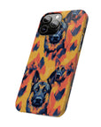 Impressionistic German Shepherds Slim Phone Cases