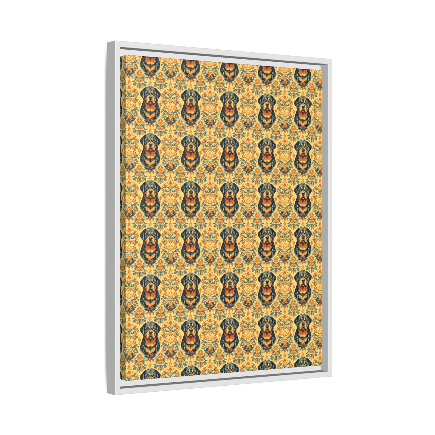 Royal Rottie Regalia Matte Canvas, Framed