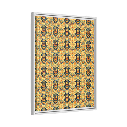 Royal Rottie Regalia Matte Canvas, Framed