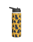 Puglet Posh Paradise Stainless Steel Water Bottle