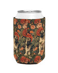 Blooming Pug Paradise Can Cooler Sleeve