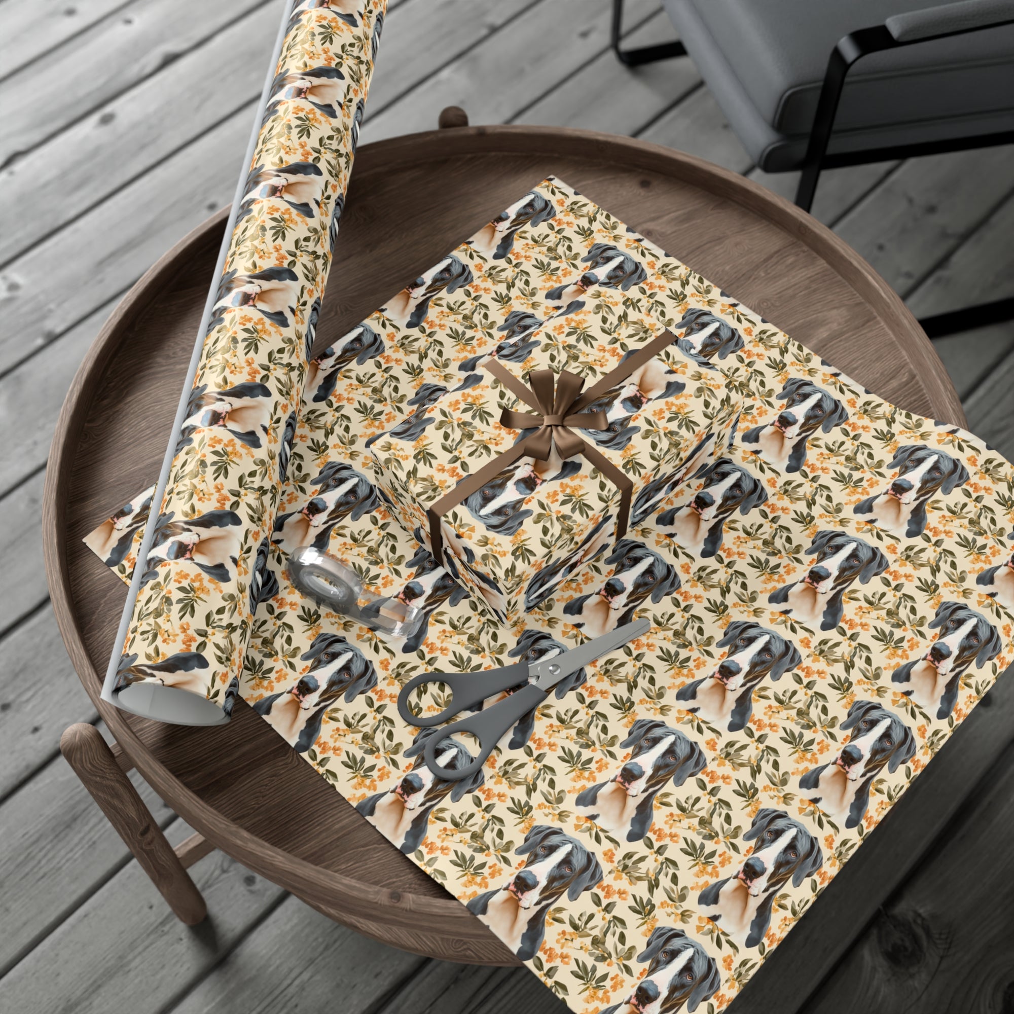 Majestic Great Dane Meadow Gift Wrap Papers