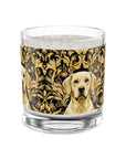 Royal Pawsitivity Labs Rocks Glass