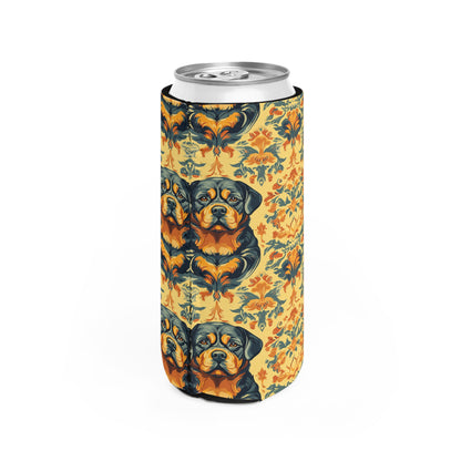 Royal Rottie Regalia Slim Can Cooler