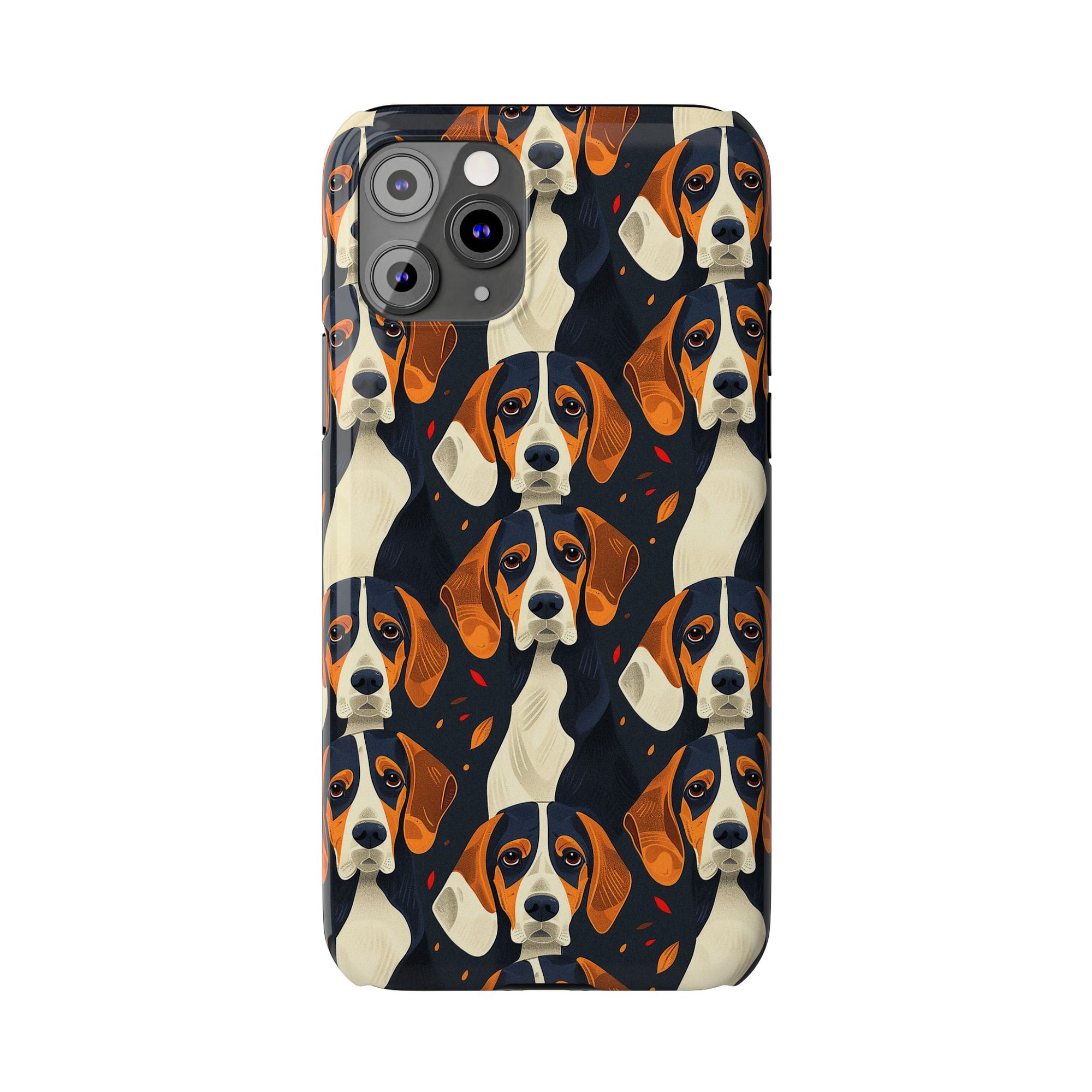 Beagle Glimmer Gaze Glamour Slim Phone Cases