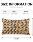 2-Piece Ultra-Soft Long Pillowcase Set-12"×20"/31x51cm