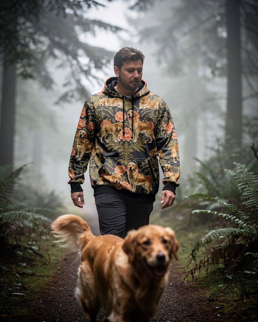 Fur and Whisker — baroque bloom goldens hoodie