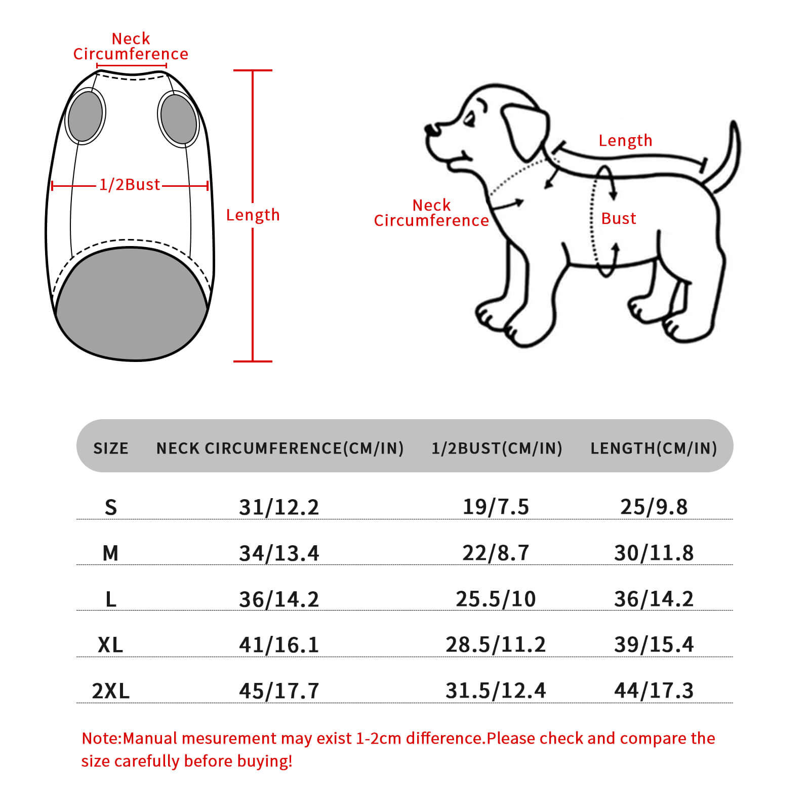 Custom Dog Vests- Pet Tank Tops (All-Over Printing)